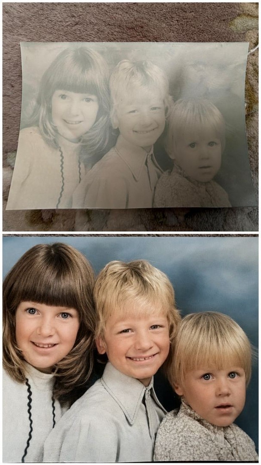 Bring faded photos back to life..